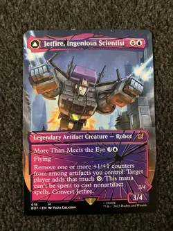Magic MTG - Jetfire Ingenious Scientist (Shattered Glass) - UB: Transformers - Image 1