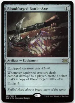 Bloodforged Battle-Axe *Foil* 2X2 299 NM - Image 1