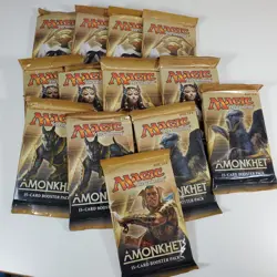 13 MTG Amonkhet Sealed Booster Packs From Drafting English Magic Gathering - Image 1