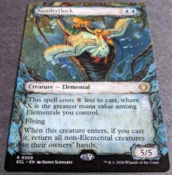 MTG Sunderflock (Showcase) x2 | Lorwyn Eclipsed | NM | Rare Elemental x2 | - Image 3