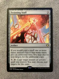1x Twinning Staff - Commander 2020 - NM - MTG - Image 1