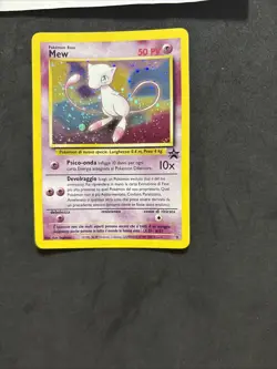 Pokemon Card Mew 9-promo-ita-Black Star Wizard-Holo-swirl-Nm/mint! - Image 3