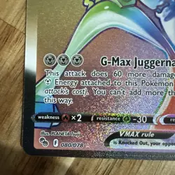 Melmetal VMAX 080/078 - Secret (Rainbow) Rare - Pokemon Go - Near Mint - Image 4