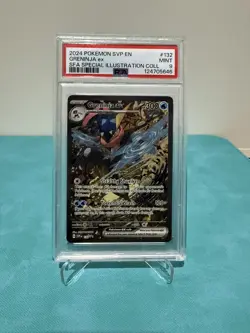 2024 POKEMON SVP EN-SV BLACK STAR PROMO SVP132 GRENINJA ex PSA 9 - Image 1