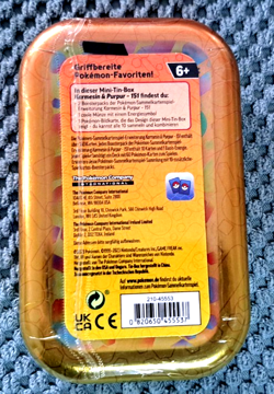 Pokemon Sammelkartenspiel - Mini-Tin-Box Karmesin & Purpur - 151 - Neu - Image 2