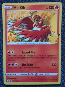 Carte Pokemon, 25th Anniversary Celebrations US HO-OH, Etat Nearmint - Image 1