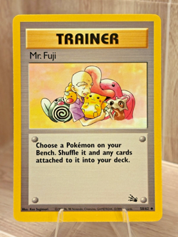 Pokemon - Mr.Fuji Trainer [1999 Wizards] #58/62 (NM-MT) - Fossil Set - Image 1