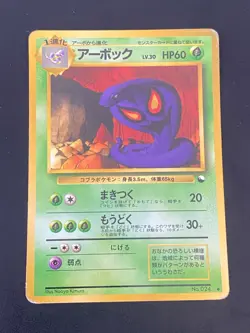 JAPANESE POKEMON ARBOK No.024 GLOSSY VENDING SERIE 3 - GD - Image 1