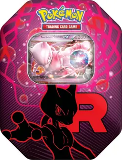 Pokemon TCG: Team Rocket Tin Mewtwo Destined Rivals - Image 1