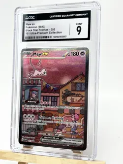 Pokemon 151 MEW ex Special Illustration Rare Black Star Promo 053 CGC 9 Mint💥 - Image 2