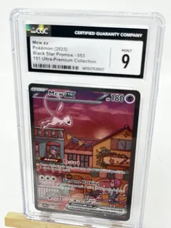 Pokemon 151 MEW ex Special Illustration Rare Black Star Promo 053 CGC 9 Mint💥 - Image 4