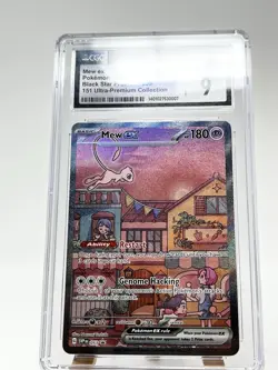 Pokemon 151 MEW ex Special Illustration Rare Black Star Promo 053 CGC 9 Mint💥 - Image 5