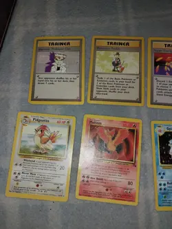 9 Vintage Rare Wotc Pokemon Cards. Heavily Played. Base/2. Jungle. Gym. Fossil. - Image 4