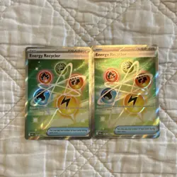 Pokemon Energy Recycler Holo Trainer Item 2x 108/088 English Card Lot - Image 2
