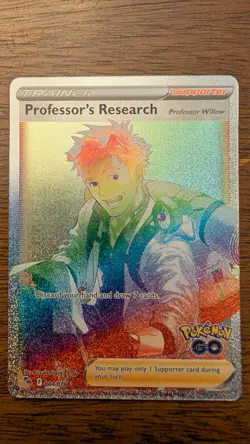 Professor's Research - 084/078 - Pokemon Go Sword & Shield Secret Rare Card - Image 1