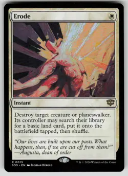 Erode Rare Secrets of Strixhaven 15 MTG Near Mint 2026 - Image 1