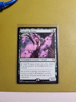 Sanctum Weaver - Commander: Wilds of Eldraine near mint pack fresh - Image 1