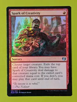 FOIL Spark of Creativity x1 Kaladesh 1x MTG Magic the Gathering - Image 1