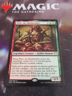 Mtg. 2x Wort, the Raidmother. Commander 2020. Lp - Image 1