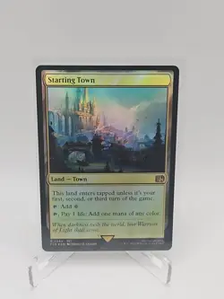 Starting Town #289 MTG Final Fantasy (Foil) Rare Land NM - Image 1