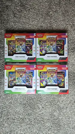 Pokemon First Partners Illustration Box Lot Of 4 - Image 1