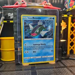 Hisuian Basculin HD Swirl Promo Cosmos Holo Sword & Shield Pokemon TCG SWSH273 - Image 4