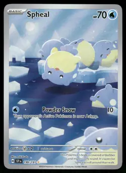 Pokemon Cards Spheal 199/191 Surging Sparks Illustration Rare NM - Image 1