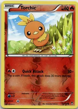 Torchic 12/111 C Furious Fists Pokemon 2014 EN LP - Image 1