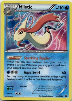 Milotic 44/160 Holo R Primal Clash Pokemon 2015 EN LP - Image 1
