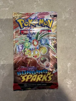 Pokemon TCG S&V Surging Sparks - Booster Pack [Sealed][Random Artwork] - Image 1