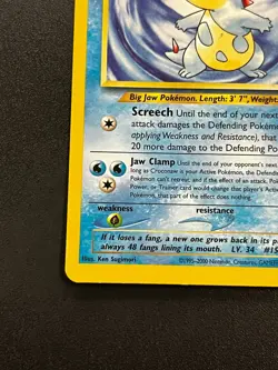 Croconaw 31/111 - Neo Genesis Uncommon Vintage WOTC Pokemon TCG Card LP - Image 2
