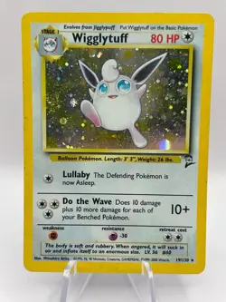 Wigglytuff - Pokemon - Holo Rare - Base Set 2 - 19/130 - Mod/HP - Image 1