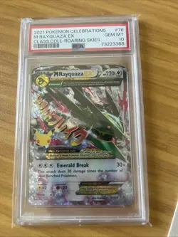 ✅ PSA 10 M Rayquaza EX 76/108 Celebrations 25th Anniversary Pokemon 2021 READ - Image 1
