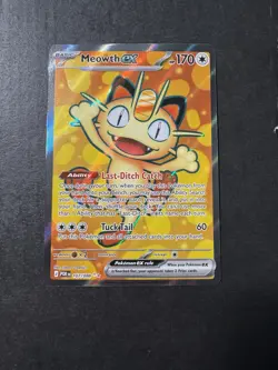 Pokemon Perfect Order - Meowth ex 107/088 Ultra Rare Full Art - Image 1