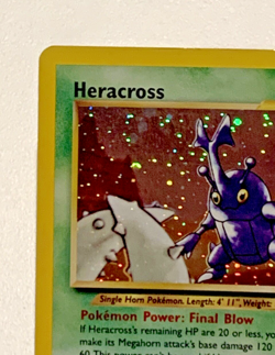 Pokemon Heracross Holo Neo Genesis 6/111 Mint WOTC TCG Rare - Image 5