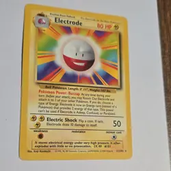 Pokemon Electrode Base Set Rare Wizards 21/102 Regular English 1999 80 HP - Image 3