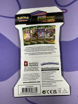 Pokemon TCG Evolving Skies Sealed Sleeved Booster Pack Duraludon Art - Image 2