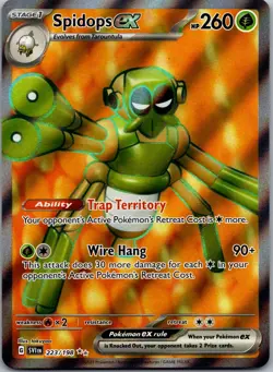 Spidops ex 223/198 - SV01: Scarlet & Violet Base Set Ultra Rare Pokemon TCG NM - Image 1