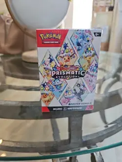 Pokemon TCG Scarlet & Violet Prismatic Evolutions Booster Bundle SEALED - Image 2
