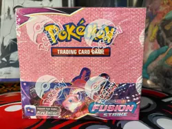 Pokemon TCG Fusion Strike Booster Box Sealed with Acrylic Case Trusted seller. - Image 2