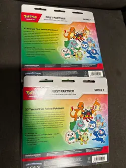 Pokemon First Partner Illustration Collection Series 1 Box New Lot of 2 IN HAND! - Image 2