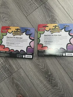 2x Pokemon Ascended Heroes Tech Sticker Collection - Ghastly & Charmander ✅ - Image 3