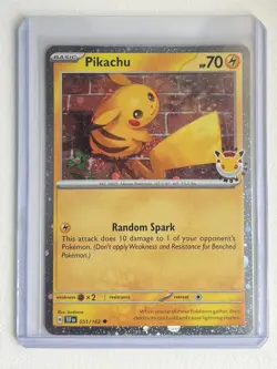 Pikachu 051/162 Pokemon Day STAMPED FART SWIRL 🌀 - Image 5