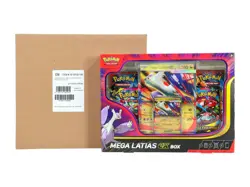 OPEN CASE Pokemon TCG Mega Latias ex Box Destined Rivals Mega Evolution, 6 Boxes - Image 1