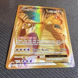 Pokemon TCG Dragonite EX Ultra Rare Full Art Holo 106/108 Evolutions - NM - Image 2