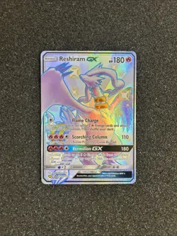 Pokemon Shiny Reshiram GX SV51/SV94 Full Art Holo Rare 🤩 PACK FRESH NM 🤩 - Image 1