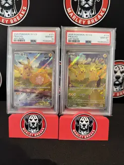 Pokemon 151 Pikachu And Psyduk Sequential PSA 10 2025 Chinese Exclusive - Image 1