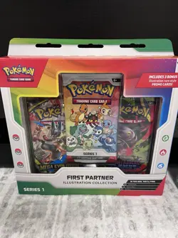 Pokemon First Partner Illustration Collection box Series 1 New Sealed - Image 1