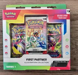 Pokemon TCG First Partner Illustration Collection Series 1 Sealed - Image 1