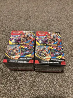 Pokemon TCG Mega Evolutions Booster Bundles, Factory Sealed (Lot Of 2) - Image 1